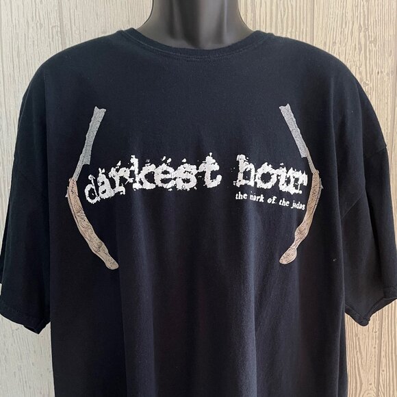 Darkest Hour Mark of the Judas Original Band T Shirt 2XL 2000 Tour Thrash Metal - Picture 13 of 14